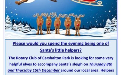 Would you like to spend the evening being one of Santa’s little helpers?