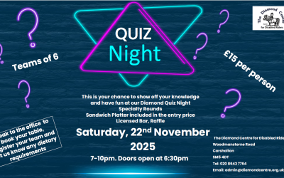 Come to our Diamond Quiz Night!