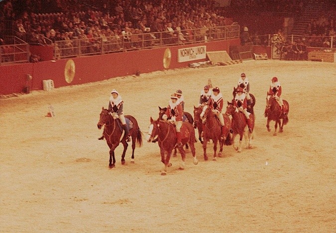 Diamond Riders at Olympia in 1981